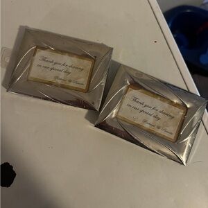 Silver Picture Frame Set